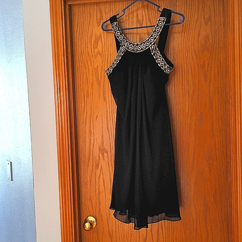 Navy blue dress